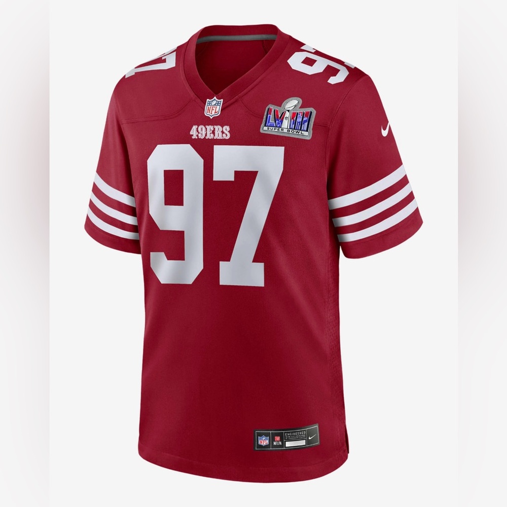 Nike SF 49ers Super Bowl Ltd Edition Nick Bosa Jersey | NWOT | Men’s XL - Picture 2 of 5